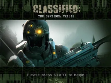 Classified The Sentinel Crisis (USA) screen shot title